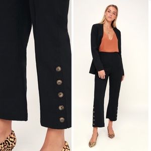 Lulu's Black Wide Leg Pants
